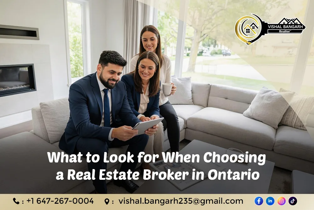 What to Look for When Choosing a Real Estate Broker in Ontario - Vishal Bangarh